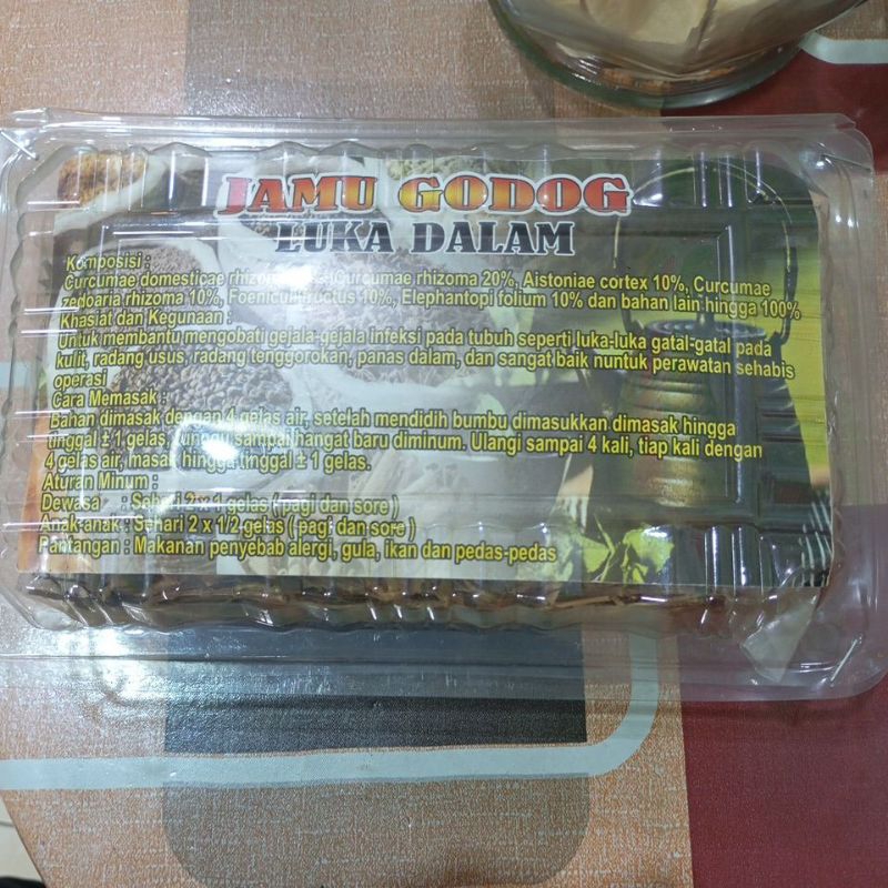 

Jamu Godog Luka dalam