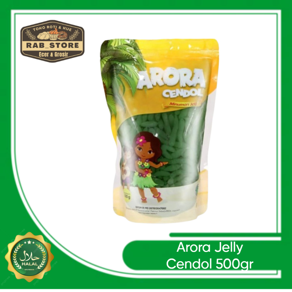 ARORA JELLY CENDOL Kemasan 500gr / Jelly Cendol Instant