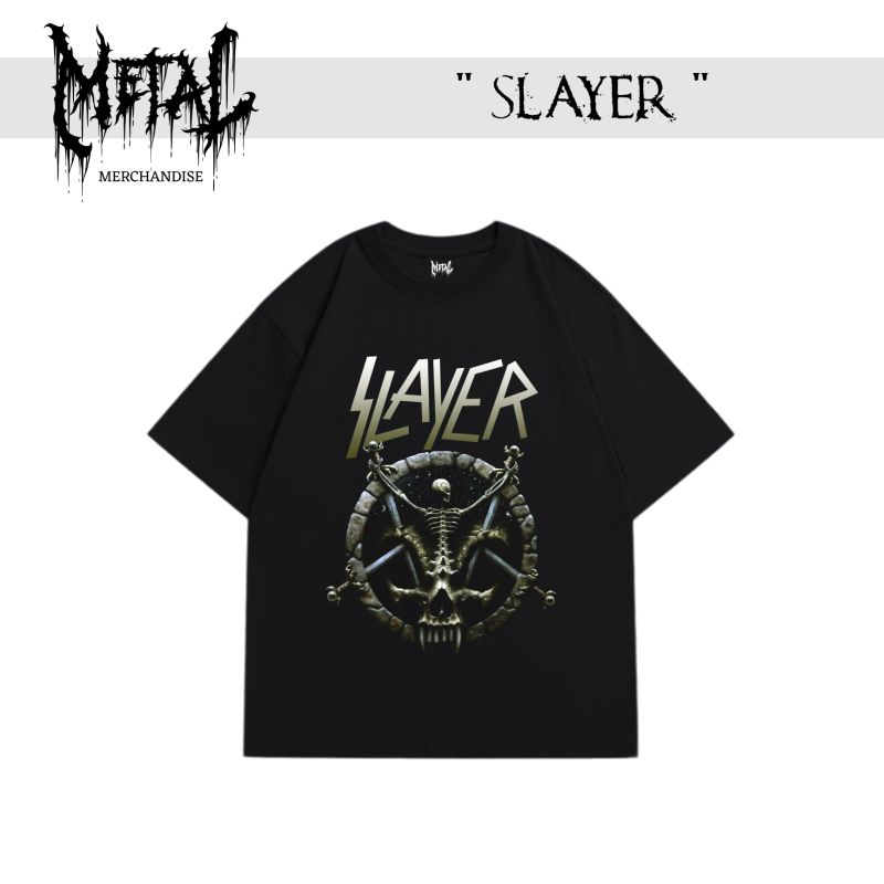 kaos slayer band metal original t-shirt band metal slayer