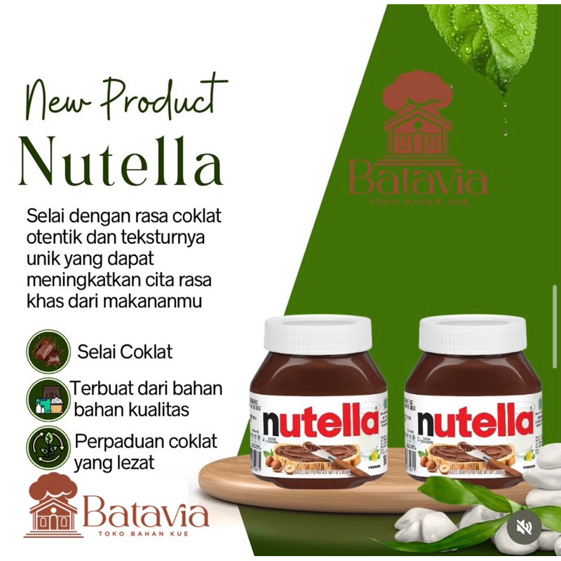 

NUTELLA SELAI 1kg | Nutella Hazelnut Spread Selai Cokelat