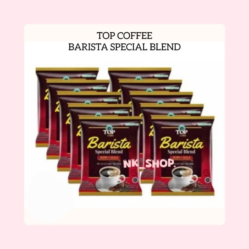 

Top Barista Special Blend (Kopi+Gula) 25gr - 1 Renceng isi (10+5)