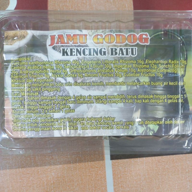 

Jamu Godog Kencing Batu