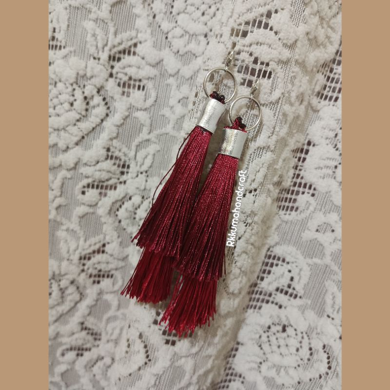 yae miko acc ujung kimono dan tassel cosplay genshin impact