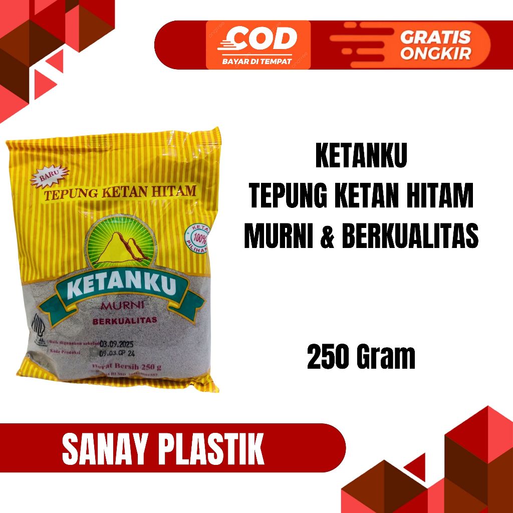 

KETANKU TEPUNG KETAN HITAM 250 GRAM