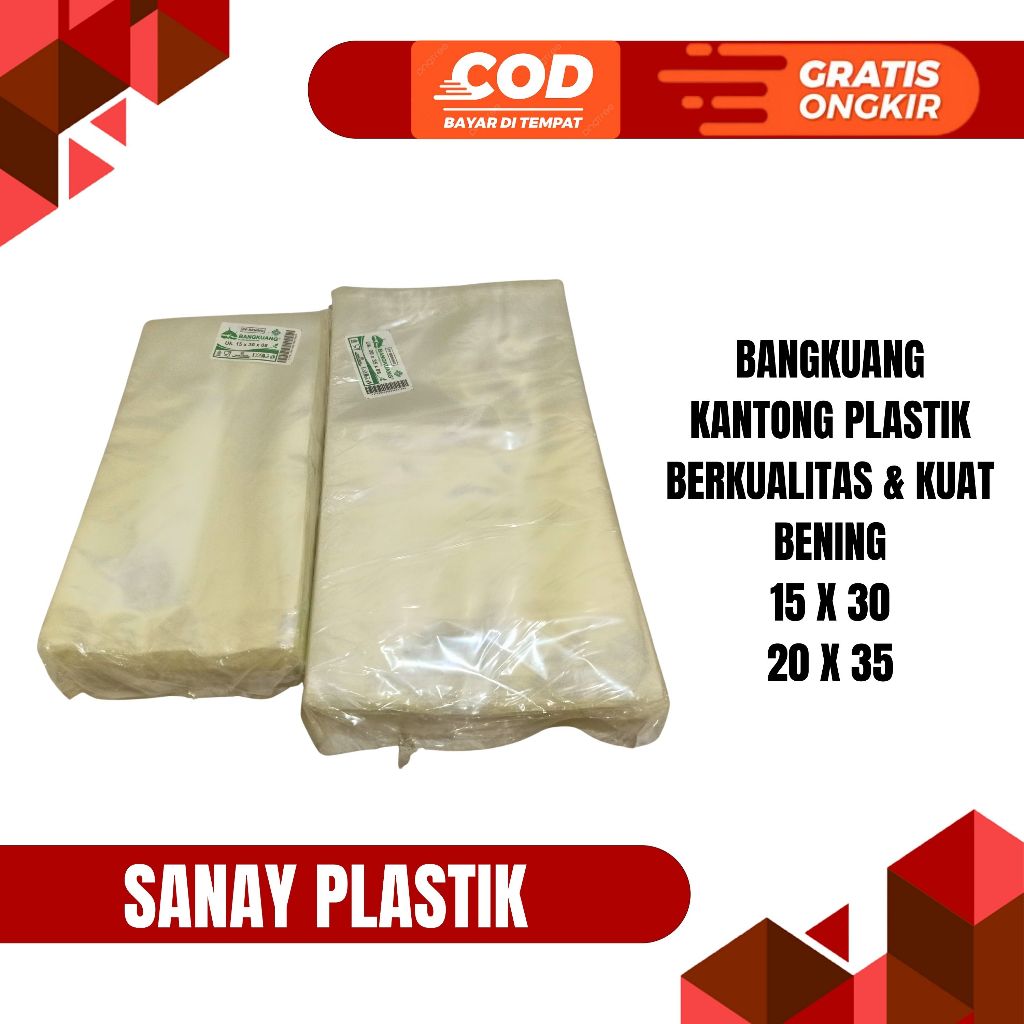 PLASTIK PP BENING BANGKUANG TEBAL 08 15X30 20X35