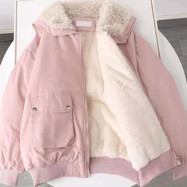 KI3 Jaket Wanita Musim Dingin Hoodie Bulu Angsa Tebal  Jaket Cewe Dalaman Bulu Angsa Import  JAKET B