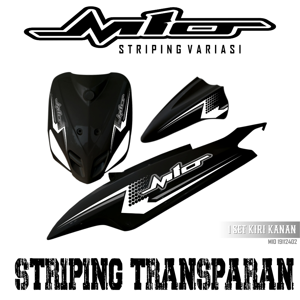 MIO SPORTY STIKER TRANSPARAN