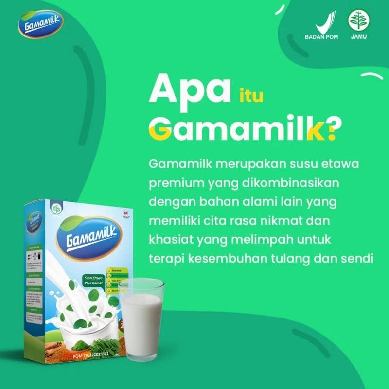 

GAMAMILK Susu Etawa Gamat Solusi Atasi Masalah Sendi dan Tulang, Asam Urat, Rematik, Sesak Nafas BPOM Harga Terjangkau