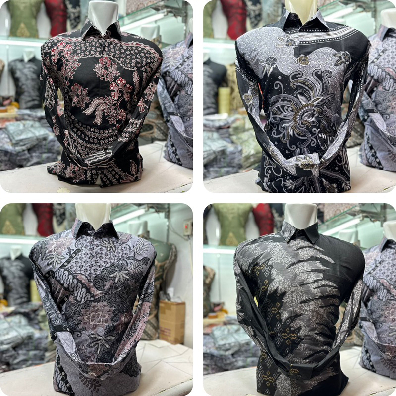 Batik Pria Lengan Panjang Mewah