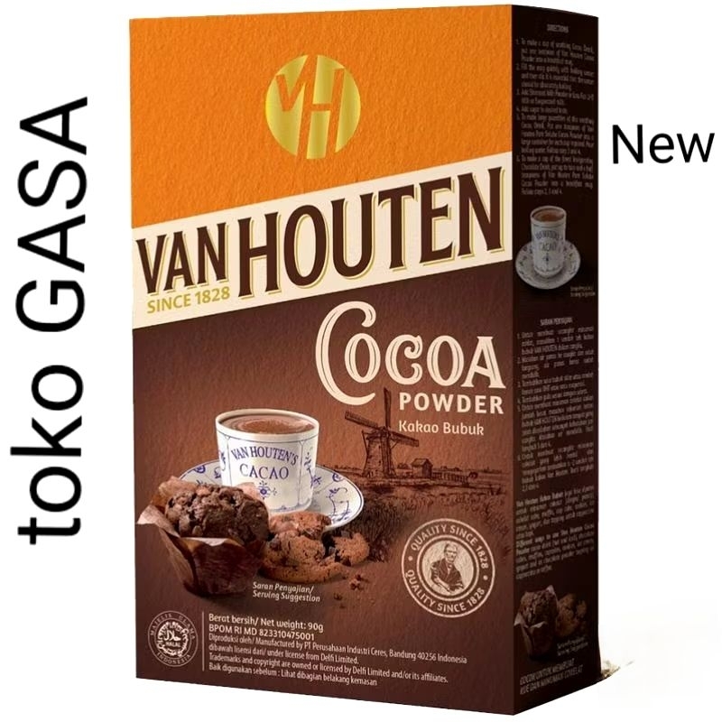 

cocoa powder VAN HOUTEN 40gr - windmolen - ROMAN/bubuk coklat cap nonik belanda/COCOA POWDER/BUBUK COKELAT/ TEPUNG COKELATT / tepung coklat windmolen 45gr