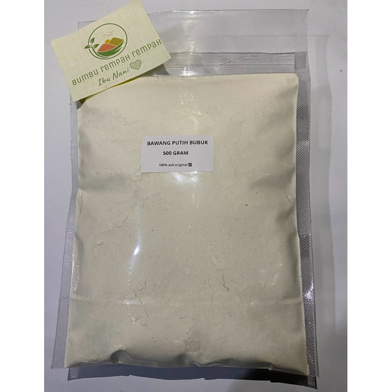 

bawang putih bubuk 500 gram asli original