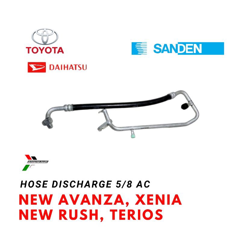 Hose Suction Tube Pipa Selang Ac 58 5/8 New Avanza Xenia New Rush Terrios 2012 up Ori Sanden