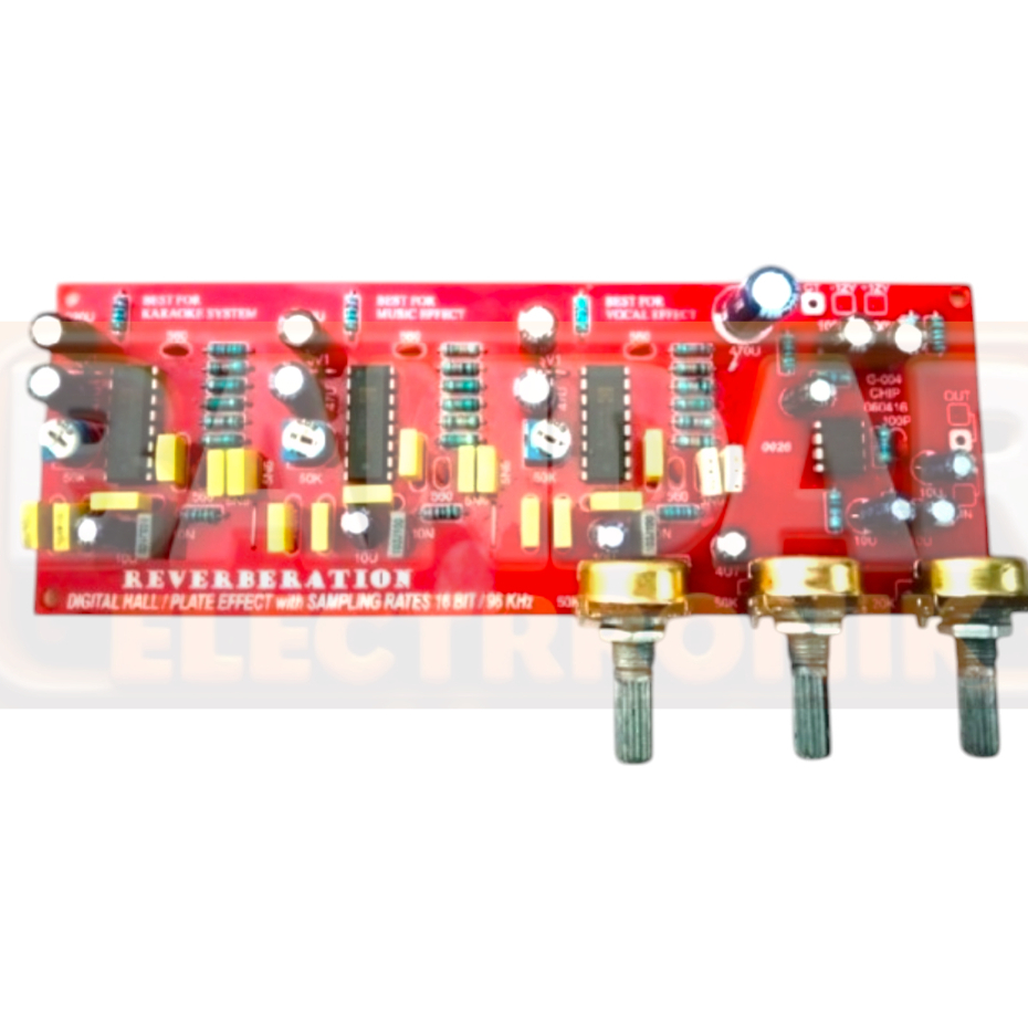 Kit ECHO Reverb 3 IC PT2399 Suara Nyeees