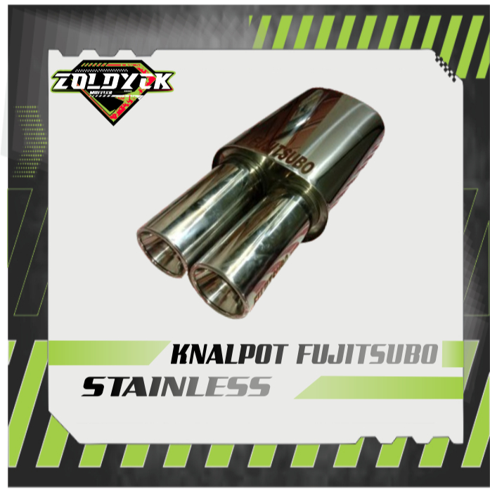 KNALPOT MOBIL FUJITSUBO CABANG FULL STENLESS