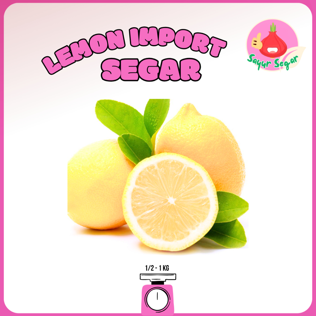 

Sayur Segar - Lemon Impor Segar / Fresh Lemon