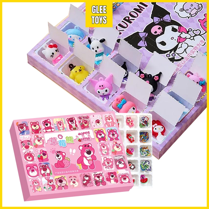 GLee 40Holes Box Random Surprise Lucky Toblos Mainan  / Boneka Bingo Blind Box