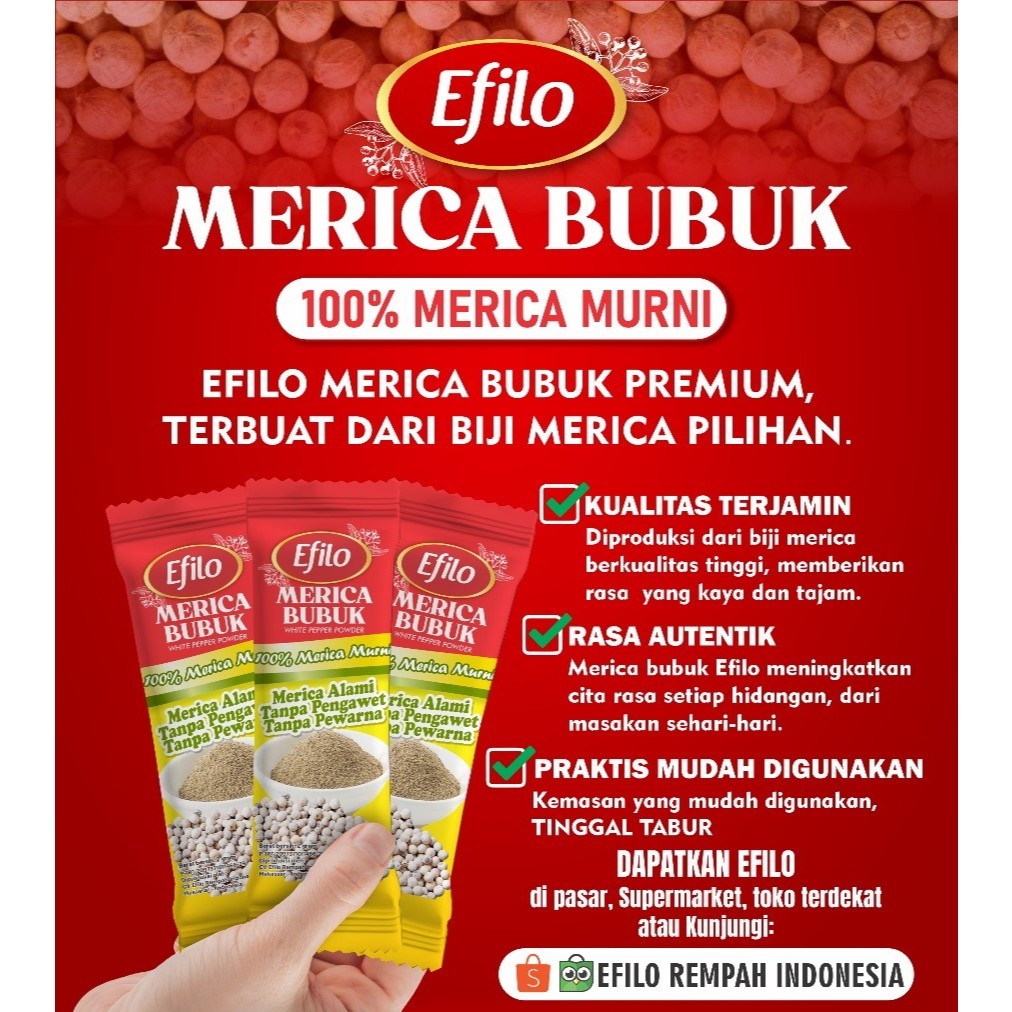 

Merica Bubuk EFILO 2gr PCS