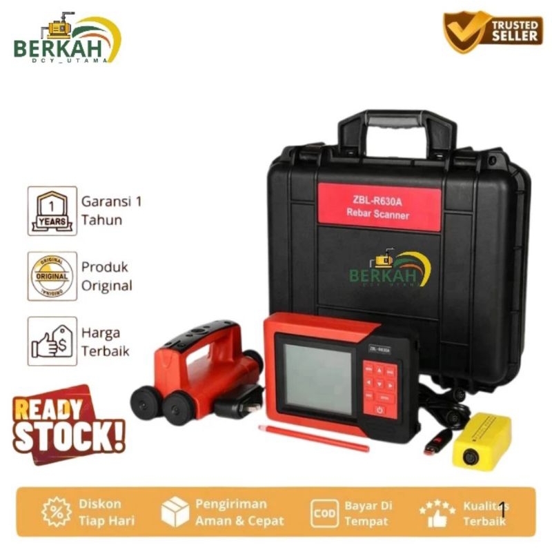 ZBL R630A Concrete Rebar Locator Scanner Feromagnetic Detector ZBL