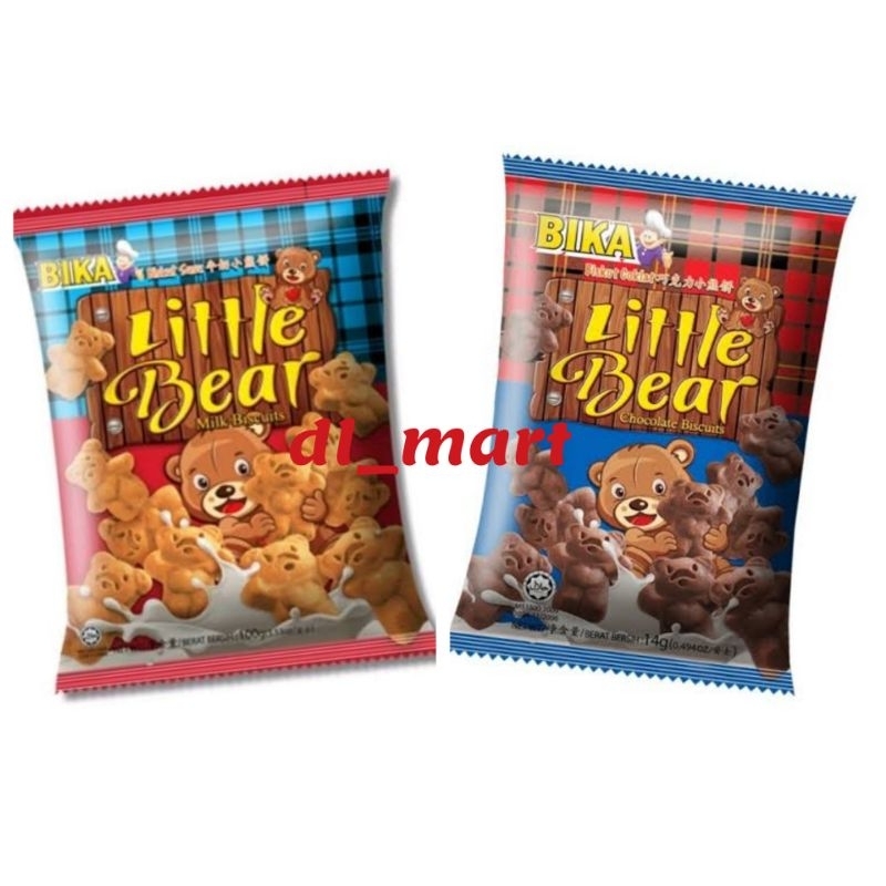 

Bika Little Bear 100g Biscuit Coklat Bentuk Panda Bika Little Bear Milk Biscuit