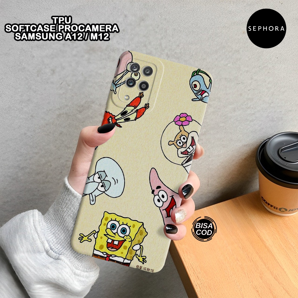 Case Samsung A12 / M12 Terbaru - Fashion Case Cartoon - Softcase Samsung A12 / M12 Terbaru - Case Pr