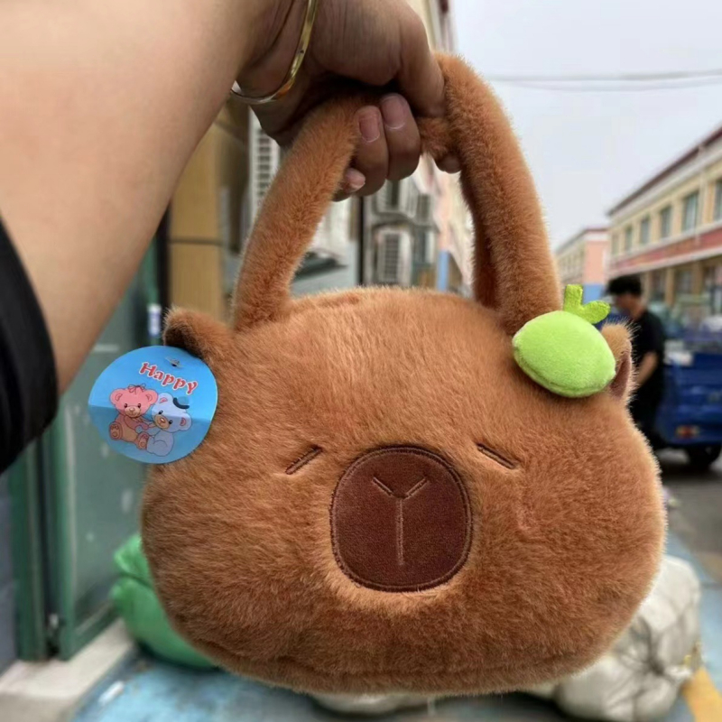 TAS MINI CAPYBARA/TAS MINI CAPYBARA VIRAL JENNIE BLACKPINK DOUYIN KPOP/TOTEBAG BONEKA KAPIBARA CUTE