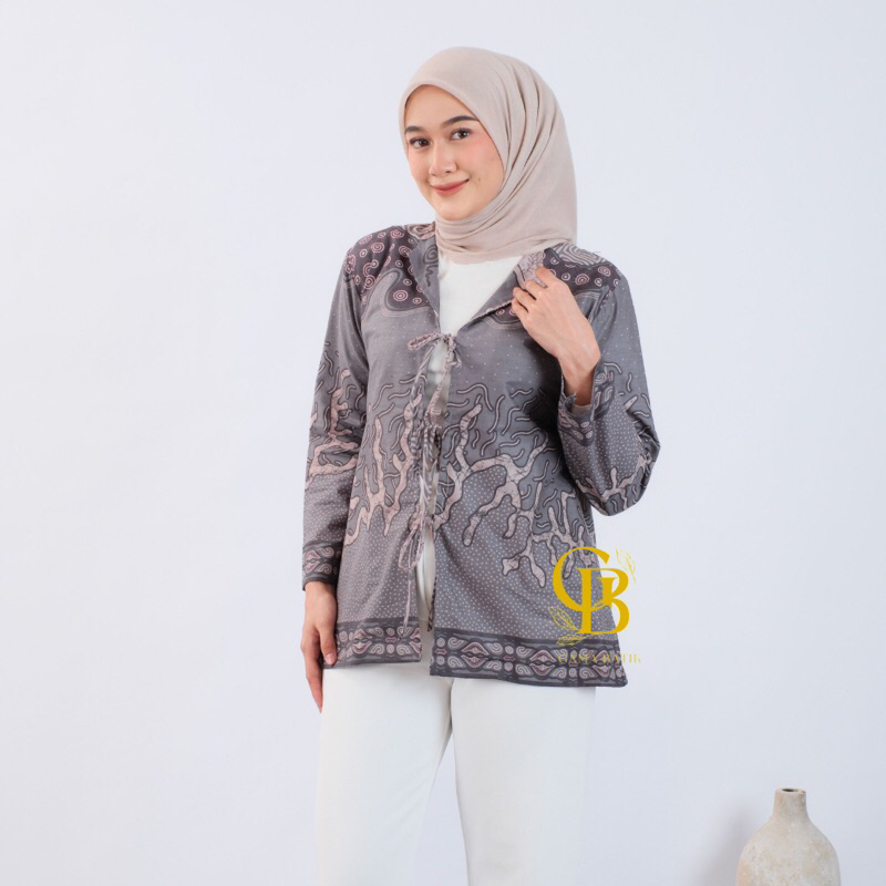 Outer Batik Atasan Batik Wanita Modern Baju Batik Wanita