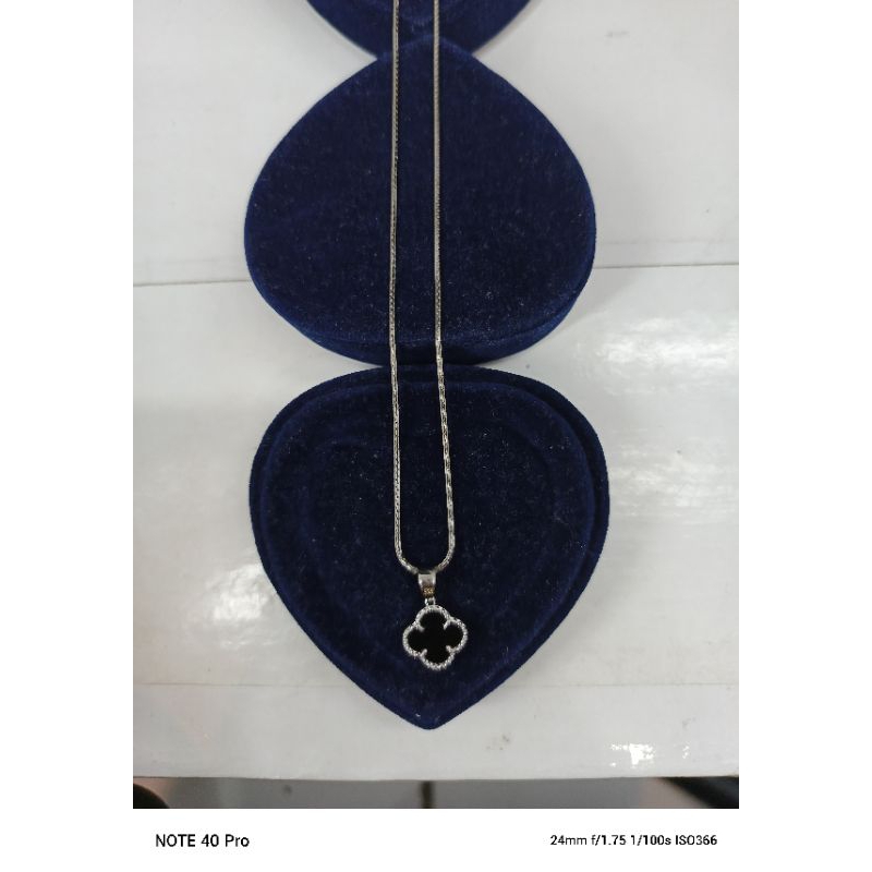 kalung italy italy santa + gandulan clover hitam