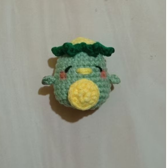 (REALPICT) Amigurumi Kappa/ Gantungan Kunci Kappa/ Keychain Kappa