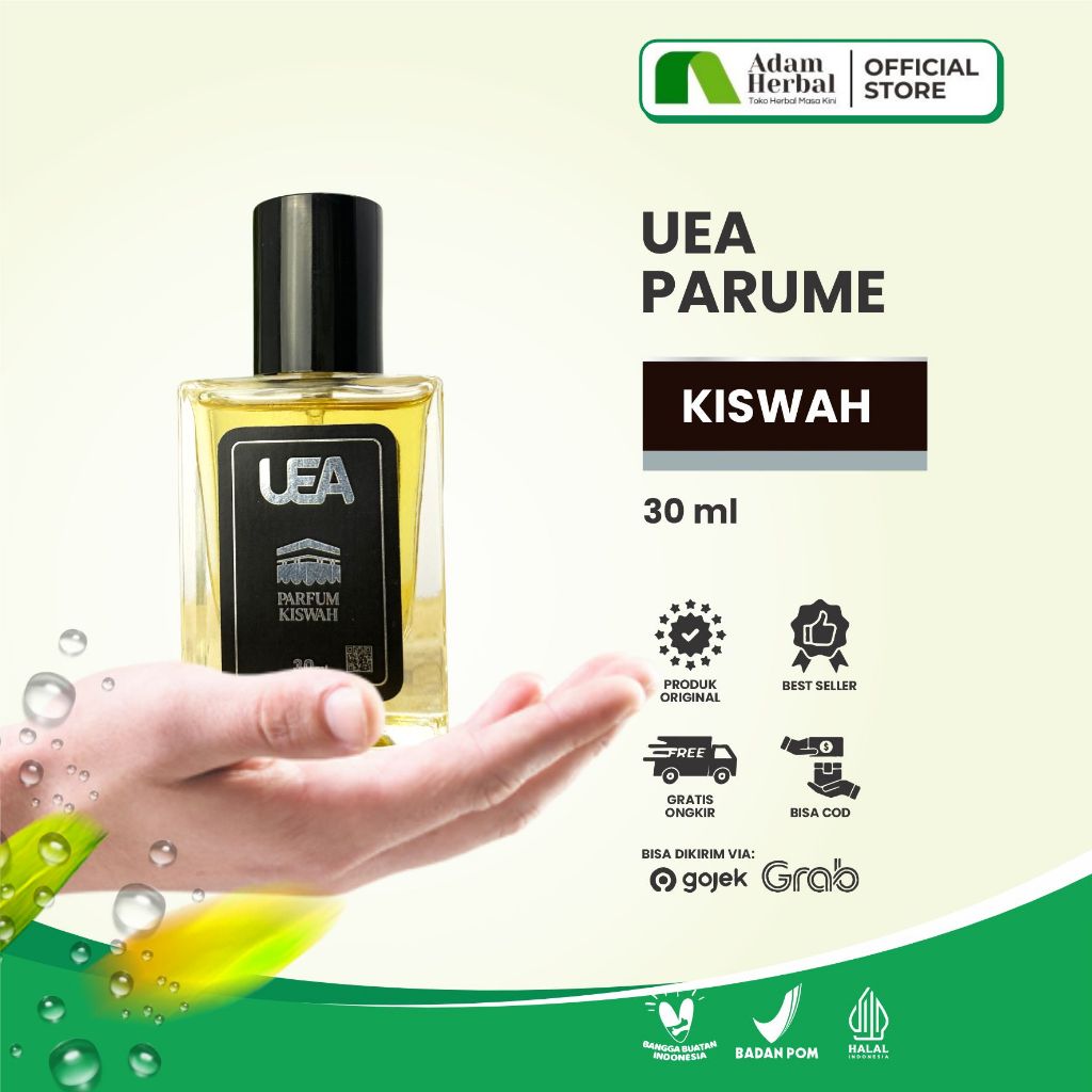 Parfum UEA Kasturi 30ml Spray Adam Herbal