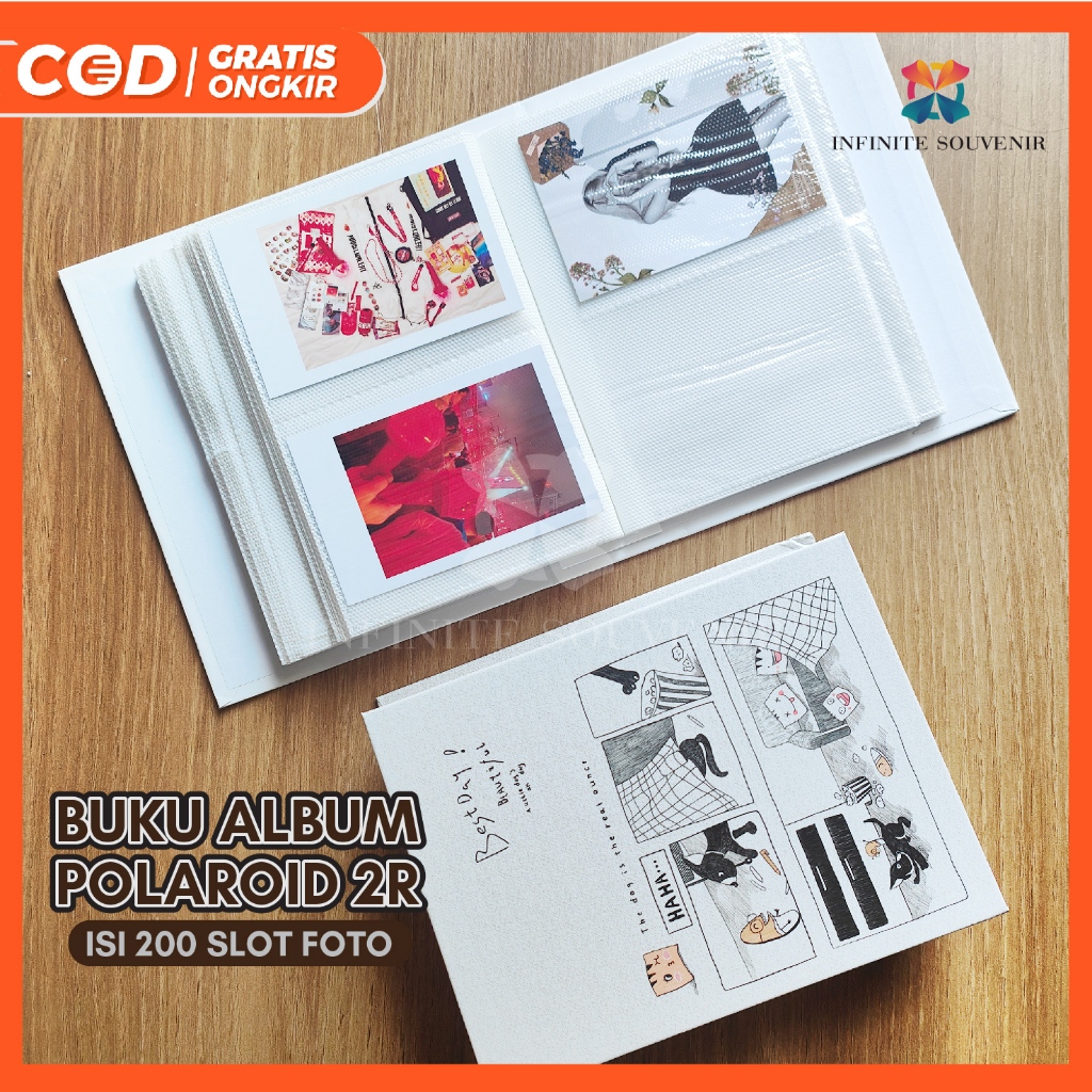 BUKU ALBUM 2R / PHOTOBOOK MINI / ALBUM GLITTER JELLY / ALBUM MINI POLAROID / BUKU FOTO / PHOTOBOOK