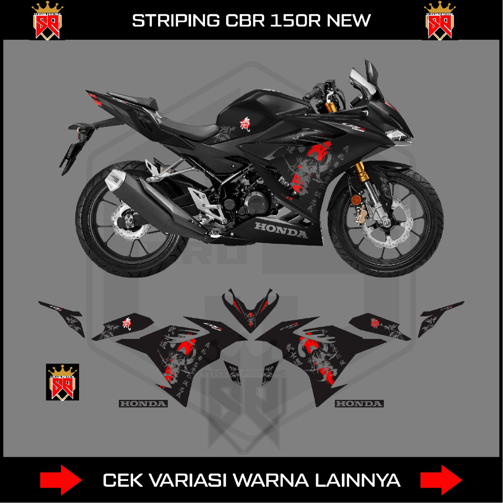 STRIPING CBR 150R K45R / DECAL STIKER HONDA NEW CBR 150 R K45R