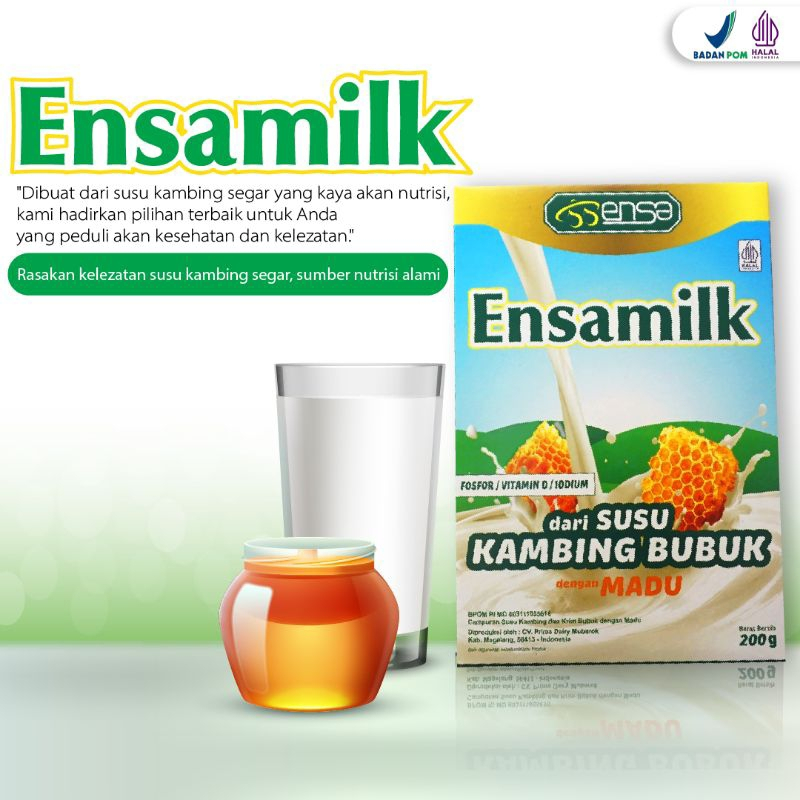 

Ensamilk Susu Kambing Bubuk Dengan Madu Osamilk Original 100%