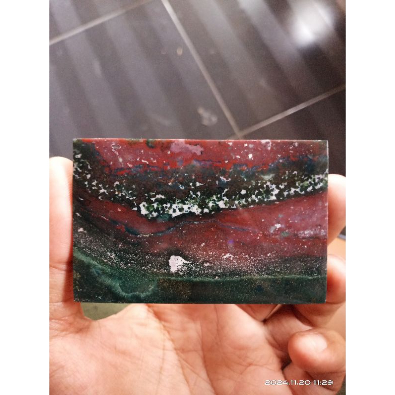 Batu Gambar Landscape - Jasper Gambar Sederhana. Bukan Batu Bacan Doko Majiko Bacan Doko Gulau Bacan