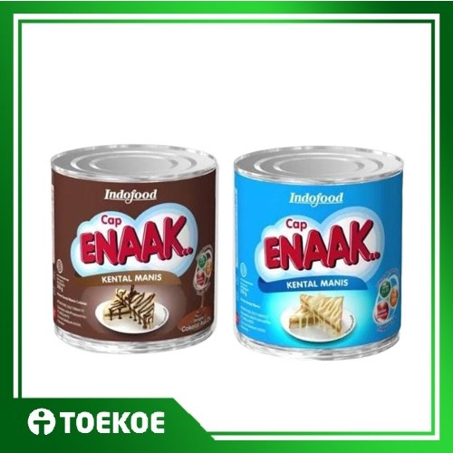 

TOEKOE Susu Kental Manis Cap Enak Putih Coklat