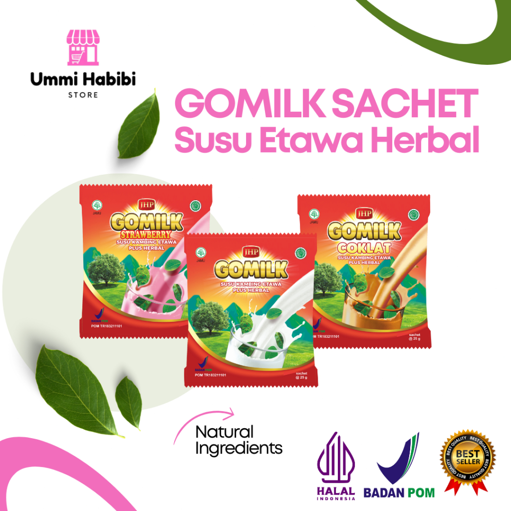 

GOMILK SACHET Susu Kambing Etawa Plus Herbal – 25 Gram