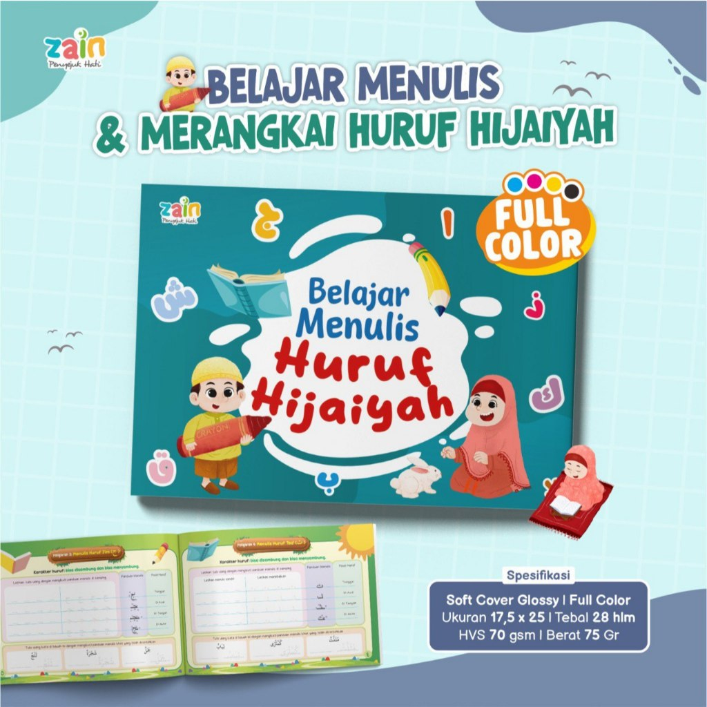 Belajar Menulis Huruf Hijaiyah - Cocok Untuk Anak Belajar Menulis Huruf Hijaiyah