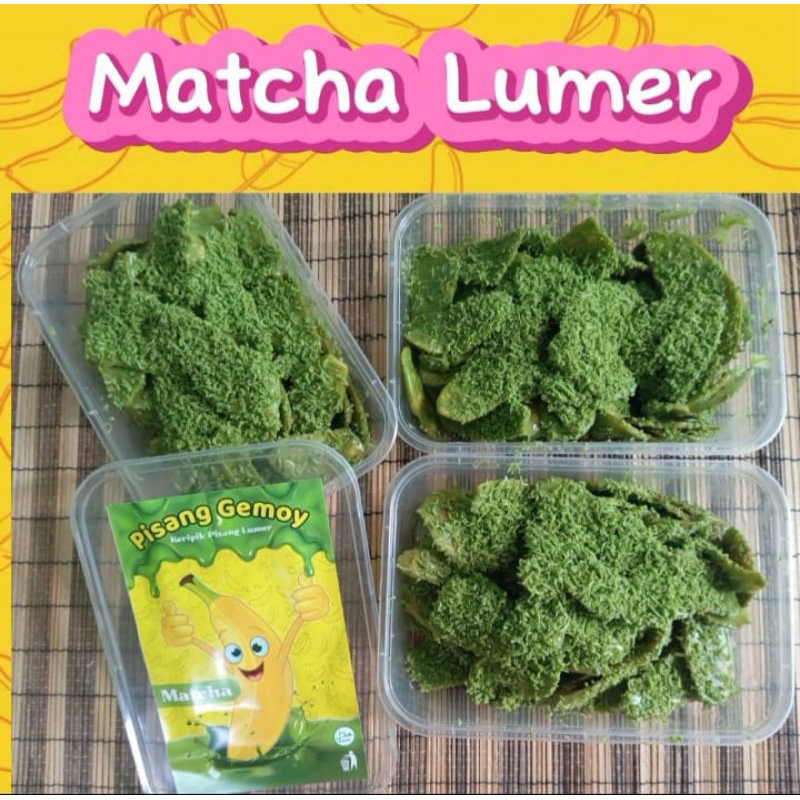 

Keripik pisang matcha lumer termurah