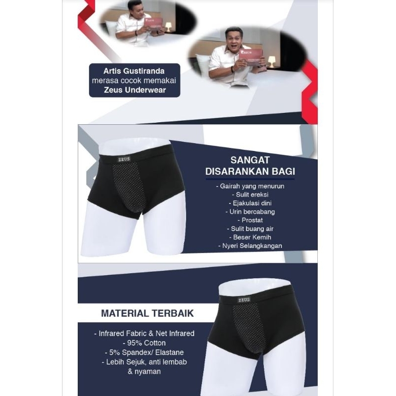 PROMO CELANA DALAM KESEHATAN PRIA ZEUS UNDERWEAR
