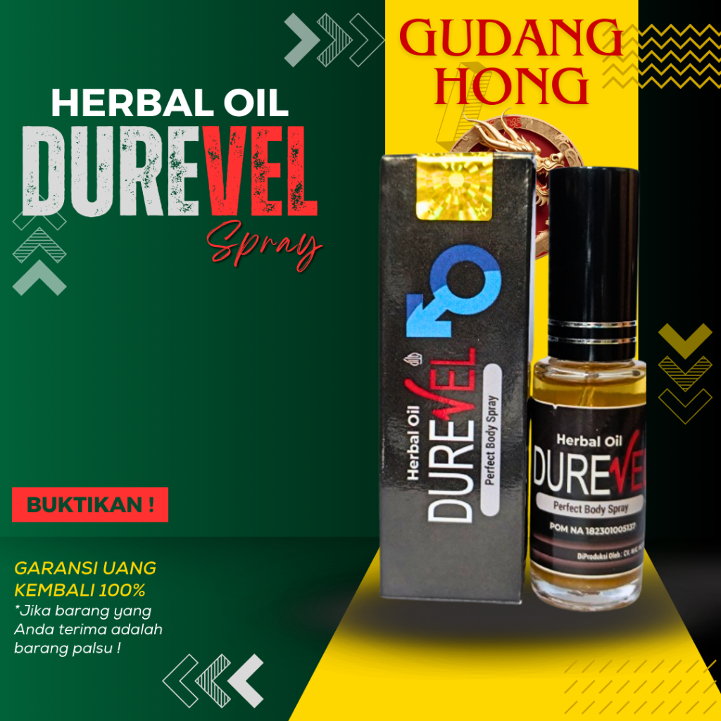 OBAT PENAMBAH STAMINA PRIA DEWASA DUREVEL SPRAY ORIGINAL