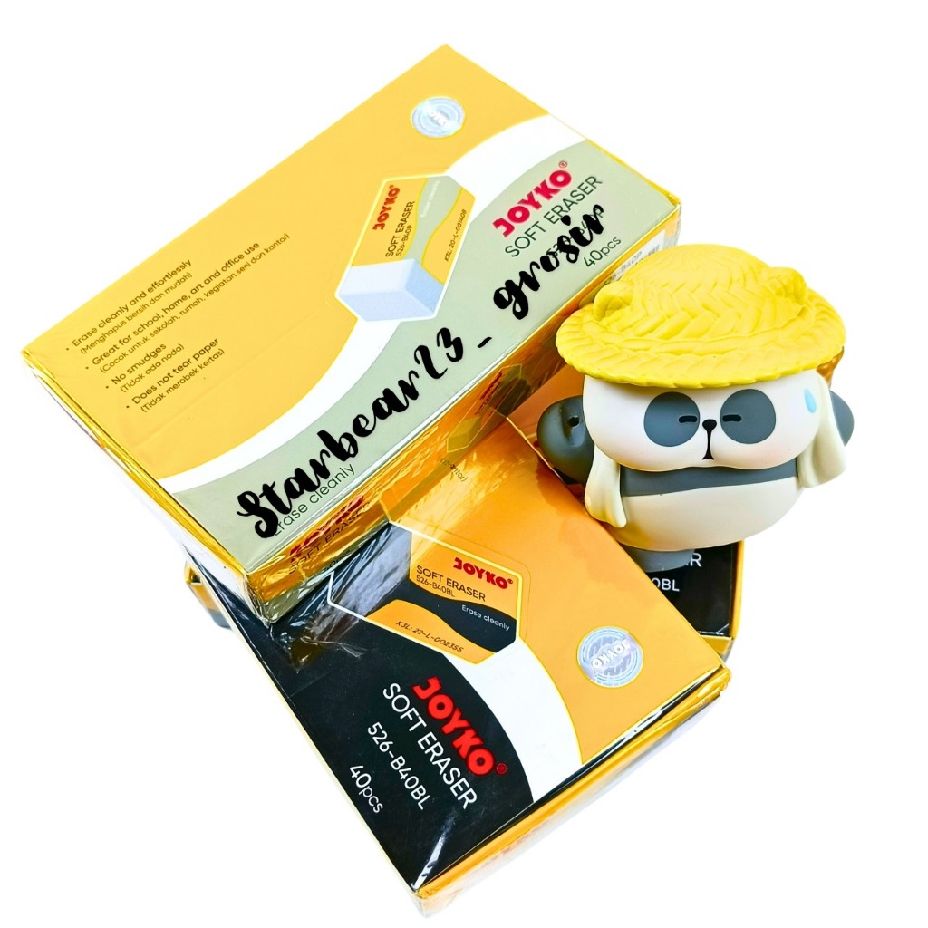 

Penghapus pensil joyko soft eraser seri 526 (isi 40)