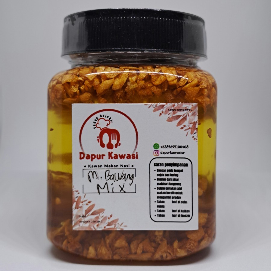 

Minyak dan Isi Bawang Mix 200 Gr