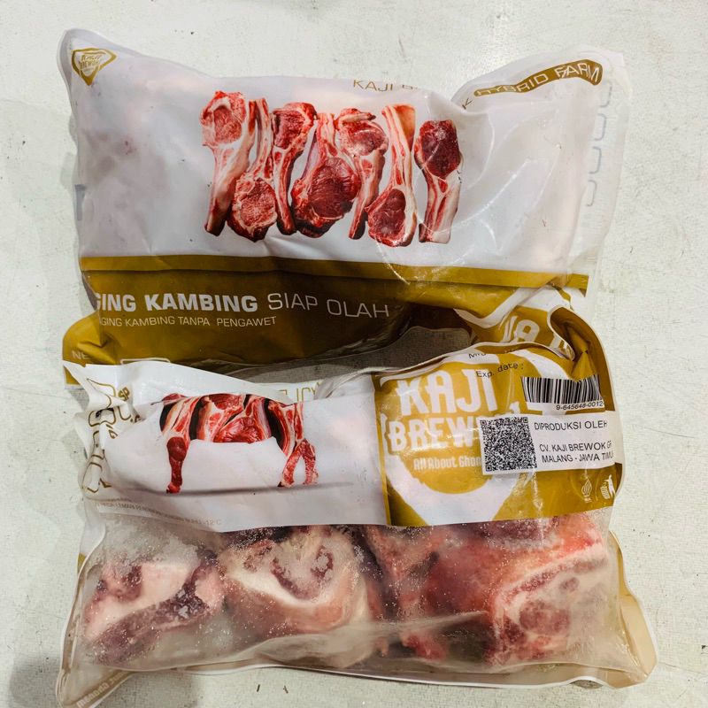 Daging kambing siap olah 800gr daging kambing gulean frozen