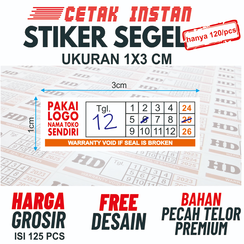 

INSTANT PRINT STIKER SEGEL