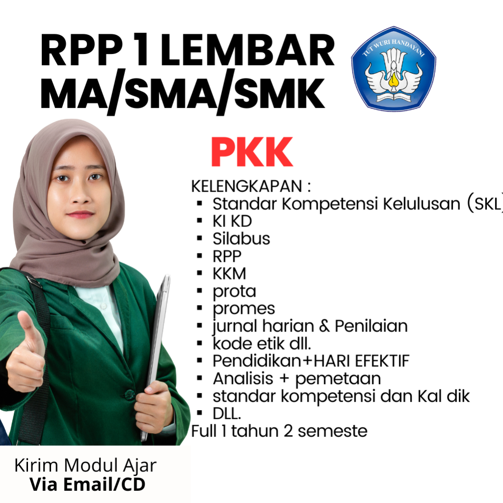 

RPP 1 LEMBAR PKK KELAS 10,11,12 SMK KIRUKULUM 2013