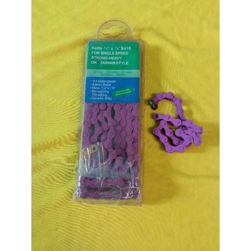 Rantai Ungu Sepeda BMX Lowrider Cruiser Fixie