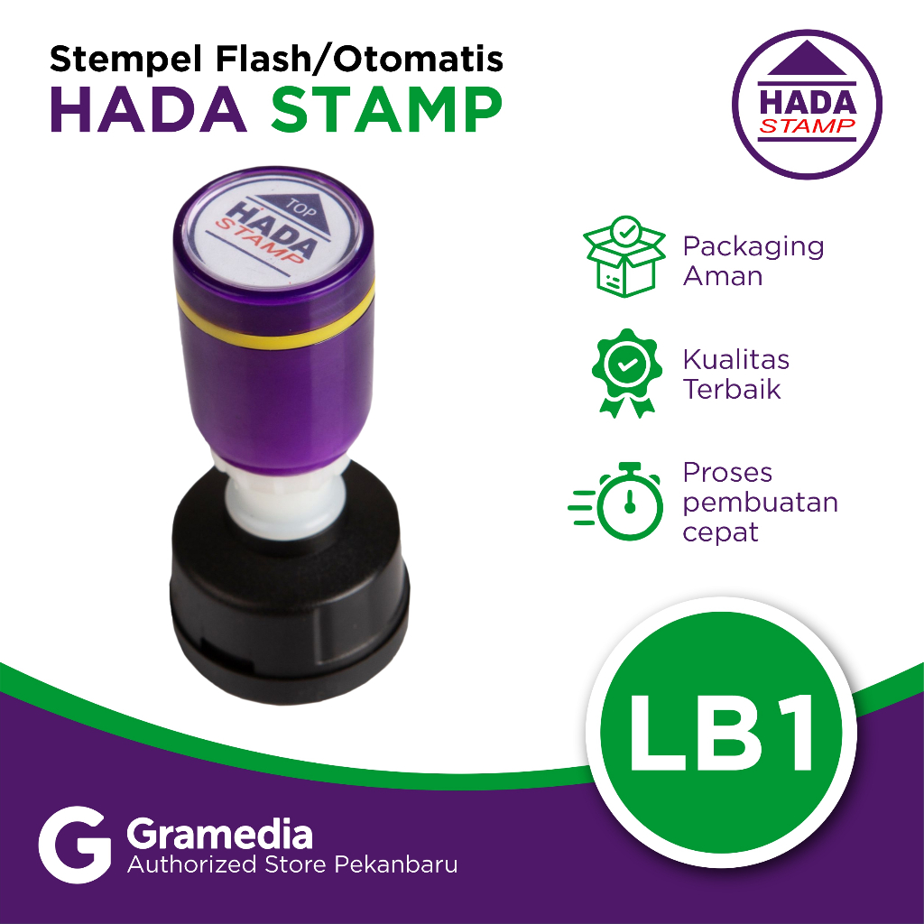 

Gramedia - Stempel Flash/Otomatis LB1
