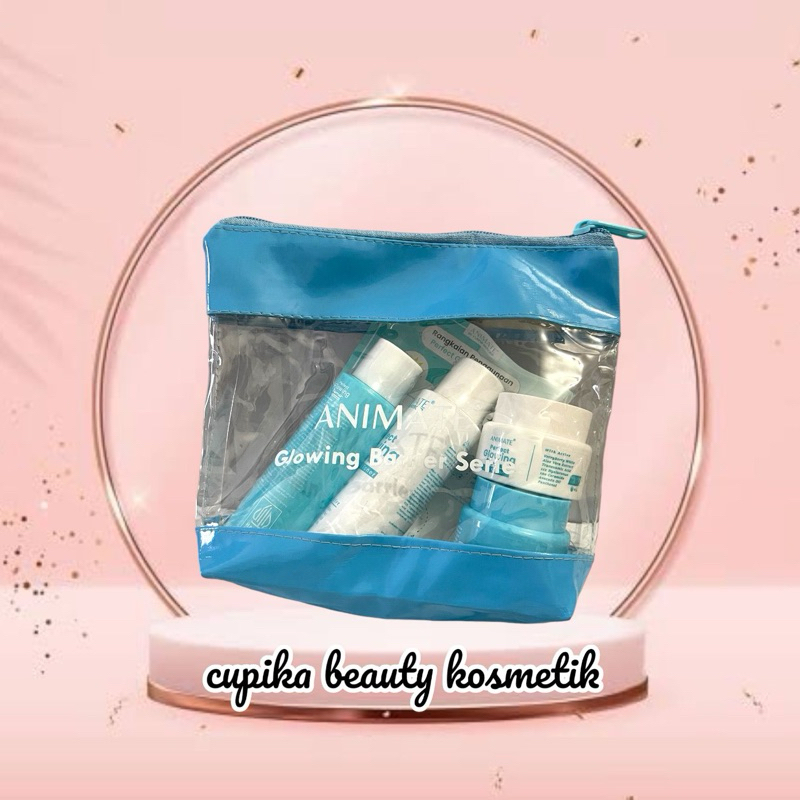 oo} [paket biru glowing] ANIMATE perfect glowing barrier skincare 5in1 - paket perawatn wajah