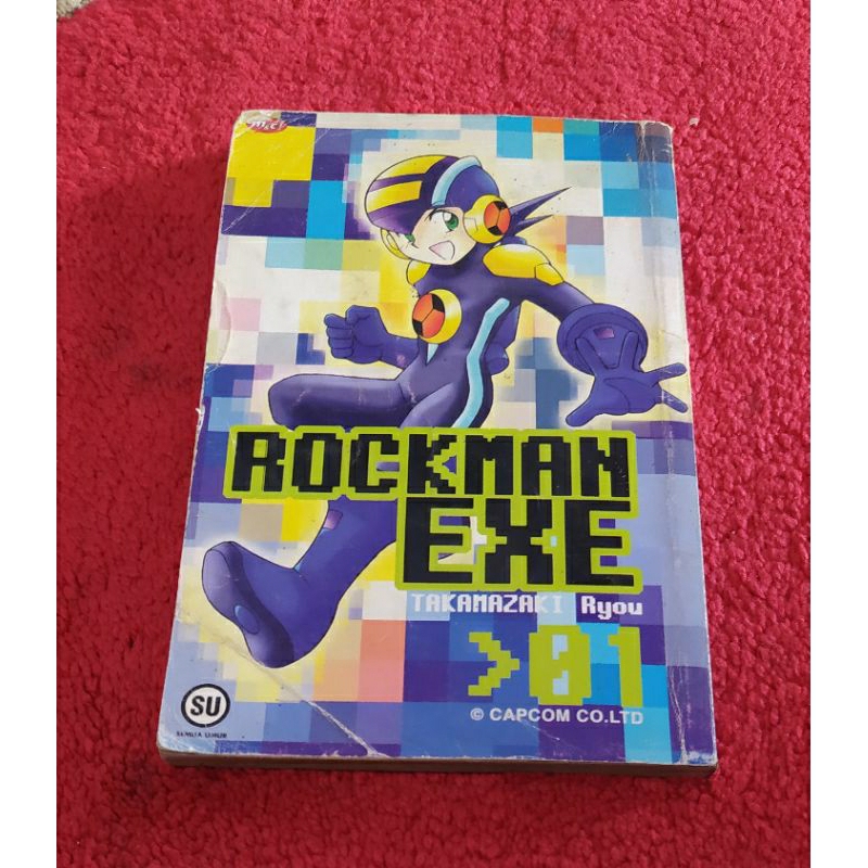 Komik preloved "Rockman Exe" no 1 ORI second koleksi pribadi