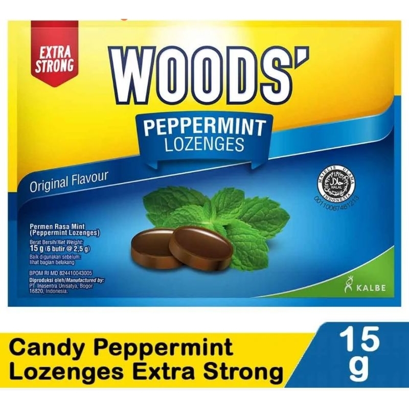 

Woods Lozenges original pelega tenggorokan