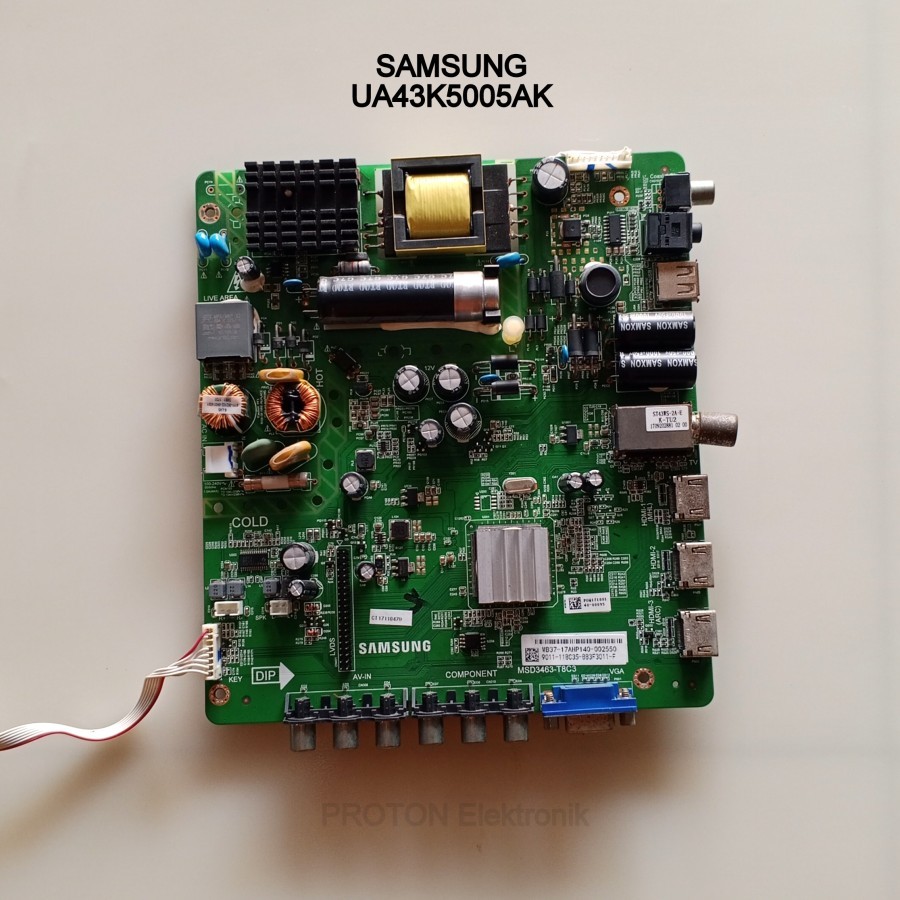 Mainboard LED TV Samsung UA43K5005 UA43K5005AK UA43K5005AKPXD Matherboard Mesin TV MSD3463-T8C3 PCB 